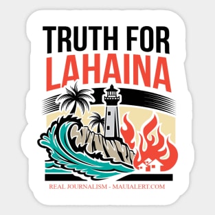 Truth for Lahaina Maui Alert Sticker